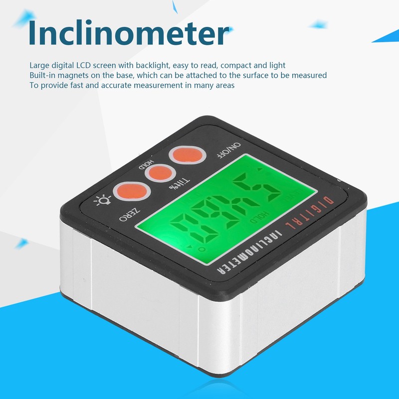 Digital Angle Finder Gauge Small Electronic Protractor Magnetic Angle Level