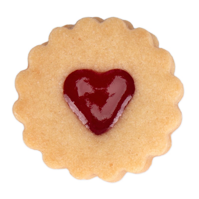STÄDTER Linzer Heart Cookie Cutter in Ring Diameter 4 cm