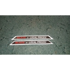 Blatz Beer  Shadow Box Lower "BLATZ  At Local Prices  " Reproduction Plaque