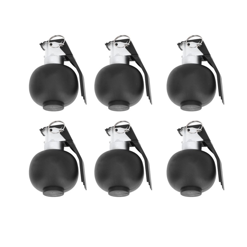 6PCS Kids Hand Grenades Toy with Realistic Sound Light Effect