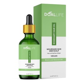 Rosemary Oil Hair - Special Rosemary Oil Blend, Natural Care for Shiny and Voluminous Hair, Supports Hair Growth, Enriched with Several Vegetable Oils, Vegan, Paraben-Free (1)