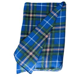 Briomhar Tartan Plain Baby Blanket - Scottish Throw for Lap, Stroller, Bedding (Nova Scotia)
