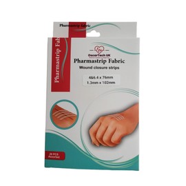 OscarTech UK OscarTech UK Pharmastrip Fabric Wound Closure Strips, 28 Pcs, Assorted Sizes,Ideal for cuts, lacerations,securing dressings