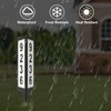 IVWVI 3 Side Solar Address Numbers, Lighted House Numbers for
