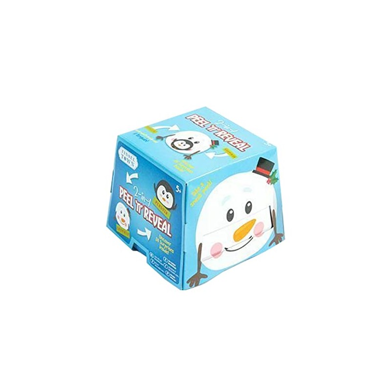 2 in 1 Peel and Reveal Christmas Pass the Parcel