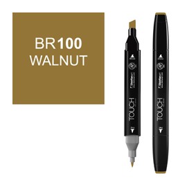 ShinHan : Touch Twin Marker Pen : Walnut : BR100