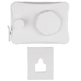 Retractable Clothesline,Wall-Mounted Heavy Duty Laundry Line,Stainless Steel Line Material,Non-Sagging Design,16.7 Feet Outdoor Clothes Drying Line(White)