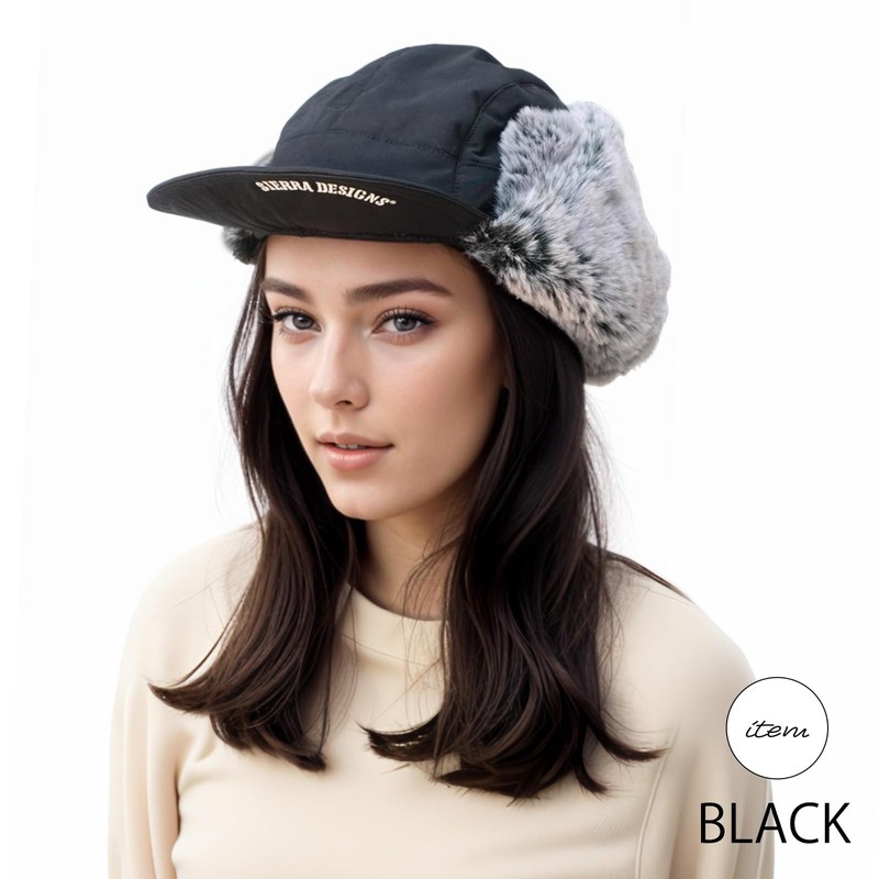 Sierra Designs Men's Cap, Hat, 60/40 Cross, Boa, Thermal, Microfleece,