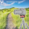 Andoer Tripod Leveling Base Leveler Tri-wheel Leveler with Bubble Level