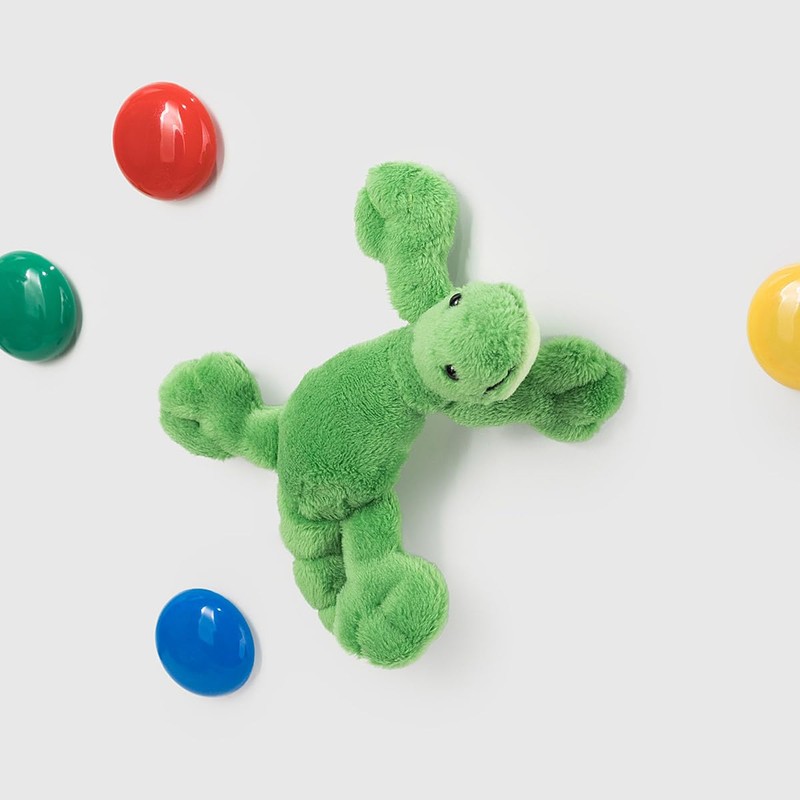Schaffer Knuddel mich! 3548 Plush Magnet Gecko Lizzy, Green, 11