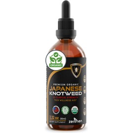Zenmen Japanese Knotweed Premium Resveratrol USDA 3rd Party Tested Tincture 60ml/2.32 Oz - 1:3 Clinical Strength Ratio - Tick Wellness Aid and Immune Support Supplement - Made in The USA