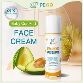 Baby Cracked Skin Moisturizing Face Cream, Daily Facial Moisturizer, Hydrating and Nourishing, Prevents Dryness and Cracking, Natural, Safe, Suitable for Babies and Kids, 3.38 oz. - Specification: 4PCS Skin Care Set