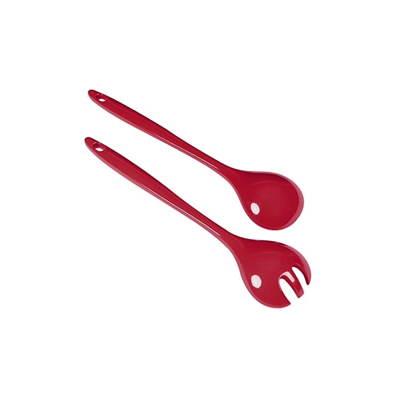 KUHN RIKON 24293 Salad Servers (Red/Dark Red), Plastic, 28 x