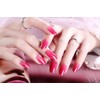 24pcs Gradient Glitter Red Color Wedding Coming of Age Pastel
