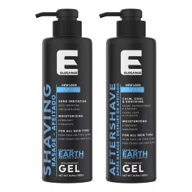 Elegance Loción Después De Afeitado Y Gel De Afeitado 500ml. Elegance