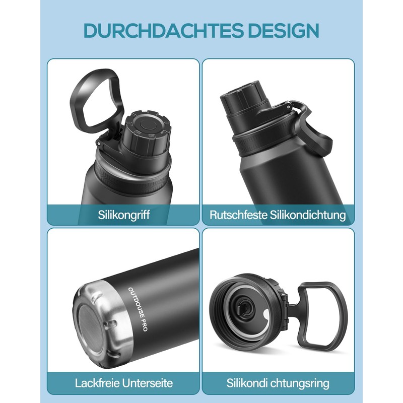 Thermos Flask Stainless Steel Insulated - 532 ml, 710 ml,