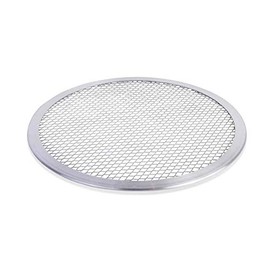 eZone 4 x Pizza Screen Baking Tray Aluminium Mesh Net 12" to Produce Evenly Baked Crusts