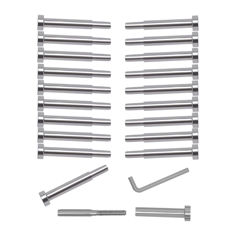20 Pcs 3/16" Invisible Turnbuckle Kit, 316 Stainless Steel Cable