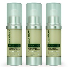 EasyDew EZDew DW-EGF Melatoning One-Day Ampoule Whitening Dark Spot Ampoule, 30ml, 3 Pieces / 이지듀 DW-EGF 멜라토닝 원데이 앰플 미백 기미 앰플, 30ml, 3개