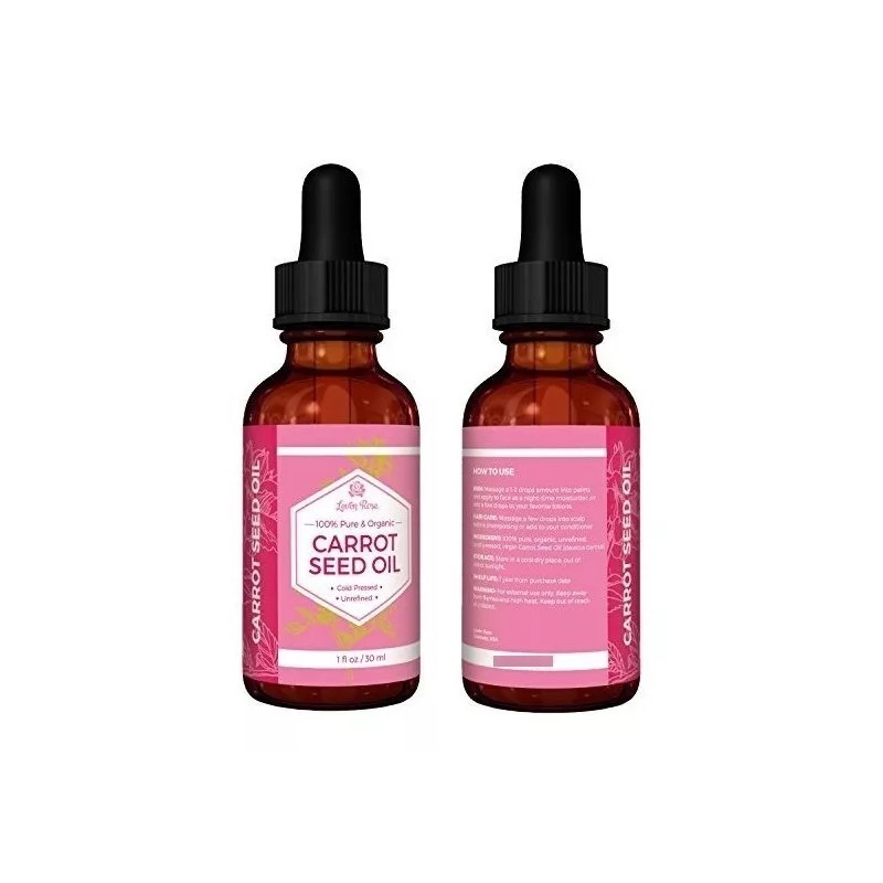 Puro Aceite De Semilla De Zanahoria Por Leven Rose -