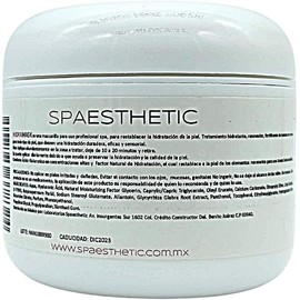 Crema Hidratante Spaesthetic Hidramask, Mascarilla Hidratante antiedad uso en casa cosmetologas cabina spa faciales (120gr)