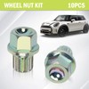 ZEALfix 10PCS Locking Wheel Nut Removal Tool Lug Nut Key