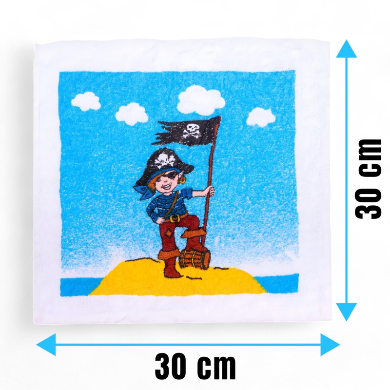 MIJOMA Set of 4 Magic Face Cloths Magic Towel Magic