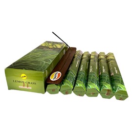 Lemongrass Incense Sticks and Incense Stick Holder Bundle Insence Insense SreeVani Incense Sticks