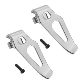EMSea 2PCS Belt Clip Hooks Compatible with Milwaukee M12 12V Impact Driver Hammer Drill Power Tools Replacement Parts with 2PCS Screws Metal