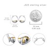 Beagle Earrings 925 Sterling Silver Beagle Hoop Earrings Cute Dog