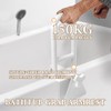 Bathtub Grab Rails, Adjustable Width 9-17cm and 4 Heights,150kg Load