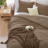 WRENSONGE King Size Comforter Set - 3 Pieces Brown Comforter