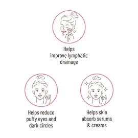 Purify 2 in 1 Vibrating Face Roller, Electric Jade Roller Facial Massager for Wrinkles, Flaws, Eye Puffiness