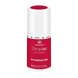 alessandro Striplac Peel or Soak Sunkissed Pink -VEGAN - LED-Nagellack im kräftigen Pink – Für perfekte Nägel in 15 Minuten, 8ml