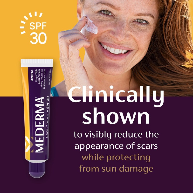 Mederma Scar Cream Plus Spf 30 (20 G), 0.7 Ounce,