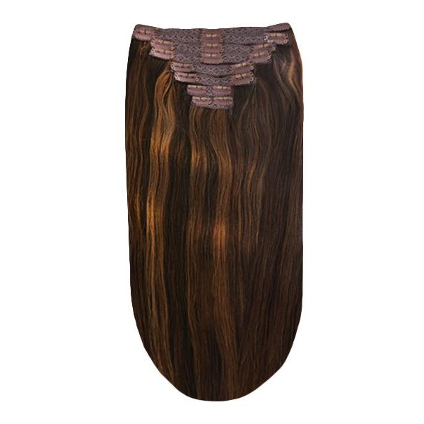 cliphair Full Head Remy Clip in Human Hair Extensions -