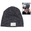 Anti Radiation Hat Black Striped Silver Fiber and Cotton Shielding
