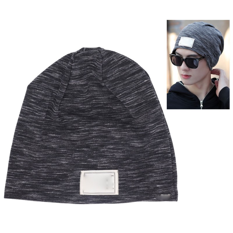Anti Radiation Hat Black Striped Silver Fiber and Cotton Shielding