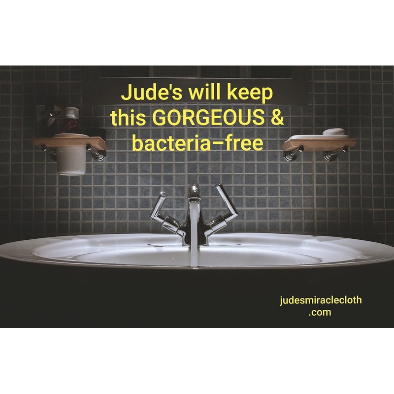 Jude's Miracle Cloth Eco-8-Pack, Premium Microfiber Cleaning Cloths - Chemical-Free
