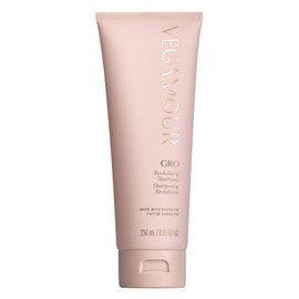 VEGAMOUR GRO Champú Revitalizante, Apoya un Cabello más Grueso y de Aspecto más Abundante, Champú Formulado sin Sulfatos para Cabello Ralo con Queratina Vegana, Aroma Cítrico Natural