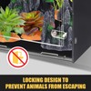 maiyuolg Reptile Tank Enclosure – 16"x16"x25" Crested Gecko Reptile Terrarium