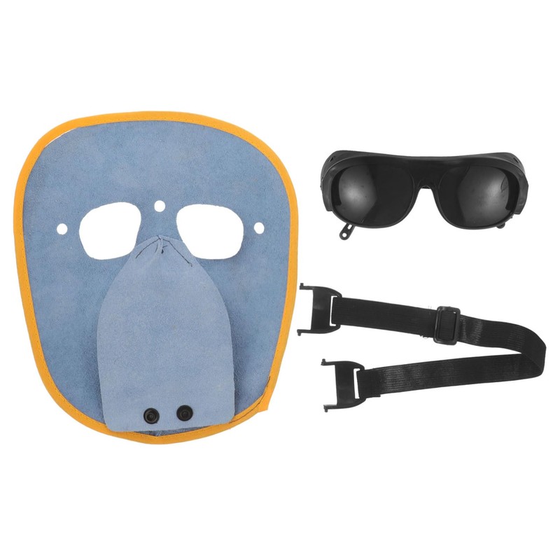 WOONEKY 1 Set Welding Mask with Adjustable Eyeglass Durable Face