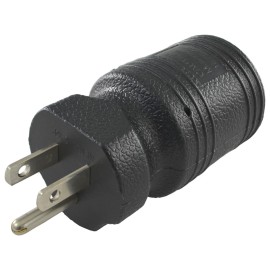 Conntek NEMA 5 15P to 5 15 20R Electrical Plug Adapter for Power Tools and Lighting