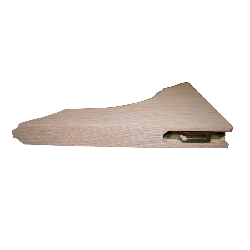 BingLTD - 8 1/4 Inch Oak Shelf Support Bracket -
