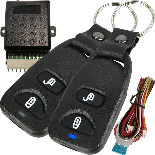 Retoo Universal Car Central Locking with 2 Radio Remote Controls