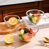 Borosilicate Glass Mixing Bowls Set of 3, (17oz/0.5Qt, 27oz/0.8Qt, 37oz/1.1Qt)