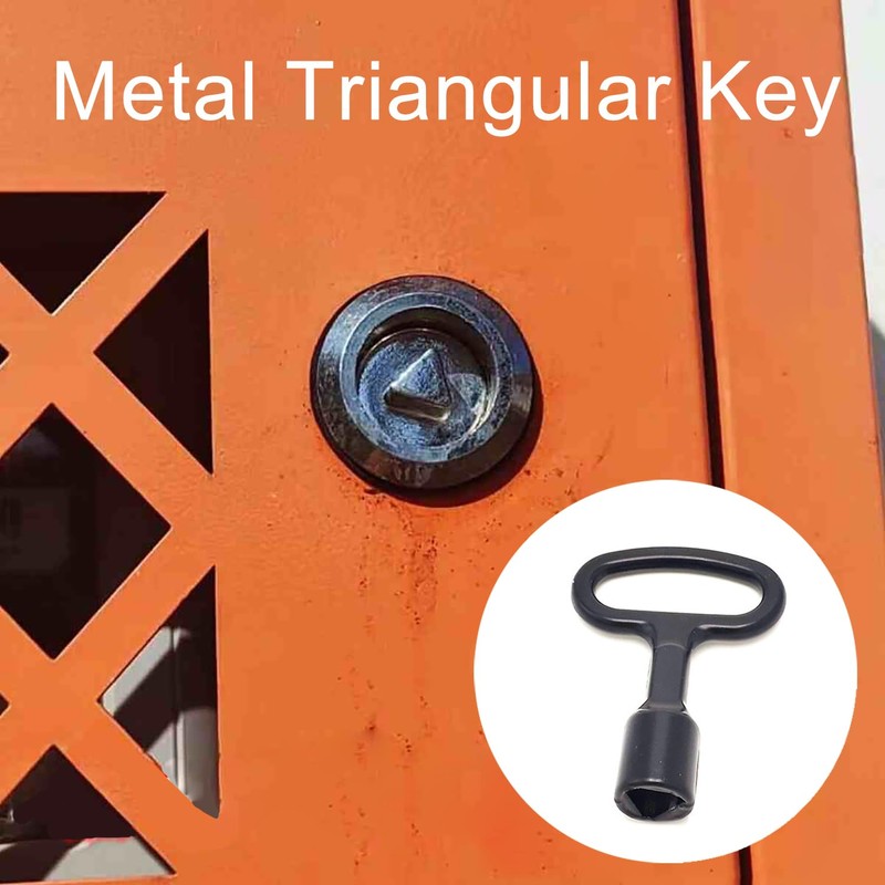 ShiWuYou Pack of 2 triangular keys, triangular keys, triangular key