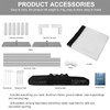 SKERELL Outdoor Projector Screen with Stand 100 Inch: Portable Projection