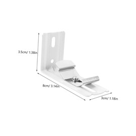 ABOOFAN 2pcs Vertical Blinds Mounting Brackets Shaped Curtain Fixing Clips for Easy Installation Suitable for Various Blinds Sturdy Construction
