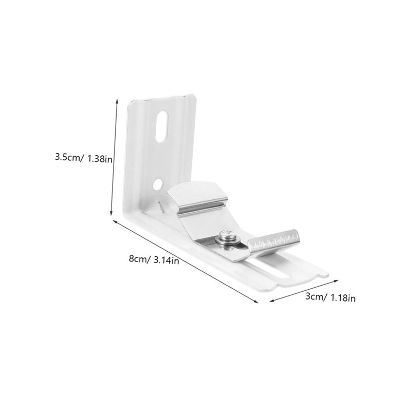 ABOOFAN 2pcs Vertical Blinds Mounting Brackets Shaped Curtain Fixing Clips